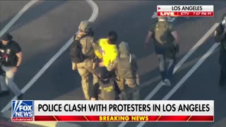 Watch As LA Rioter Is Introduced To Pavement By Homeland Security