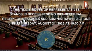 LIVE: Texas Legislature Works to Pass Redistricting After Democrats Return...
