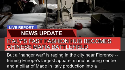 Italys Fast Fashion Hub Becomes Chinese Mafia Bat