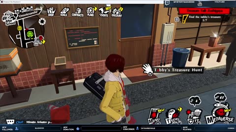 Catching up in Persona 5 X.