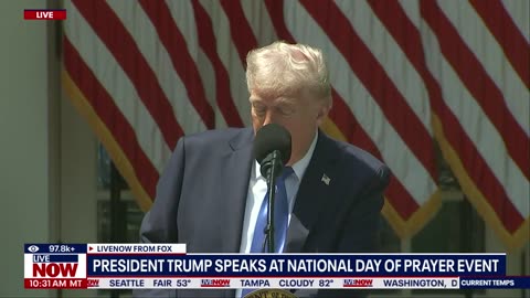 President Trump Holds National Prayer Event at White House, May 1, 2025