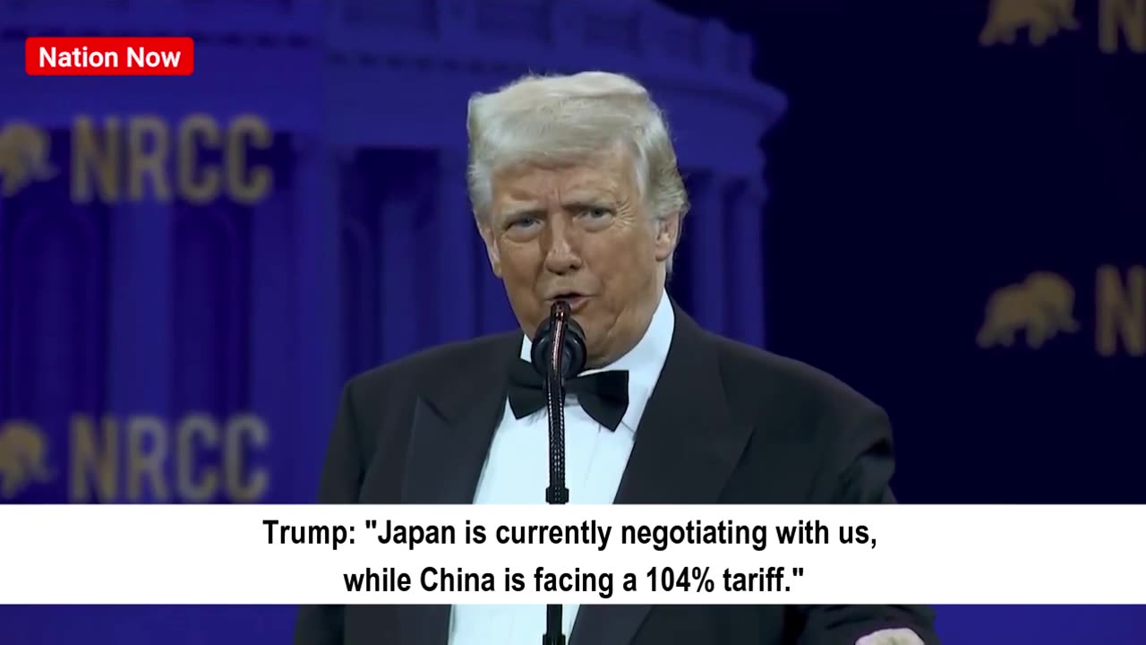 Trump: "Japan Negotiating While China Faces 104% Tariff"