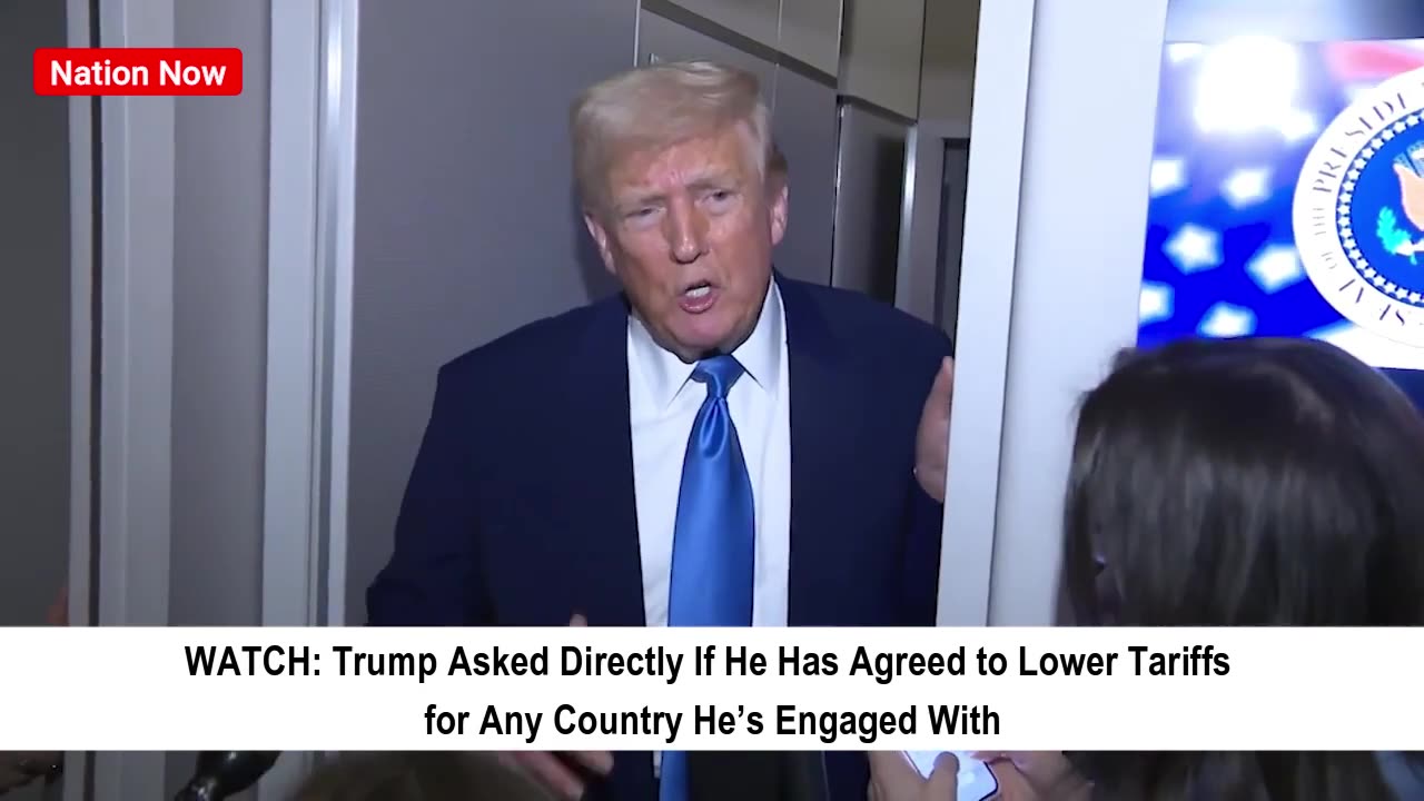 Trump Asked If He’s Agreed to Lower Tariffs for Any Country