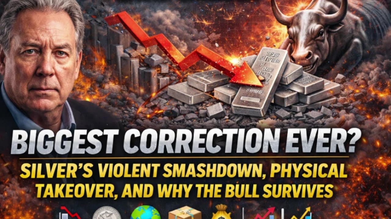 📉🌍David Morgan: Silver Just Broke — Biggest Correction Ever?