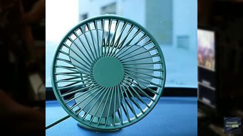 SPONGL Cooling Fan,Car Fan USB 5V Three Speed Control Portable Suction Cup Singl