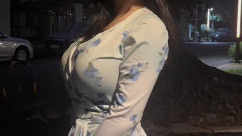 A cute dancing moves A cute girls dancing and showing his dancing moves