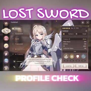 Check This 5-Star Summon in Lost Sword - GALAHAD