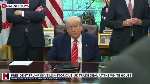 President 'Negotiator-In-Chief' Trump Unveils Huge US-UK Trade Deal at The White House [LIVE]