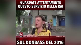 GUARDATE ATTENTAMENTE QUESTO SERVIZIO DELLA RAI SUL DONBASS DEL 2016 Fuori dal Virus n.1588.SP