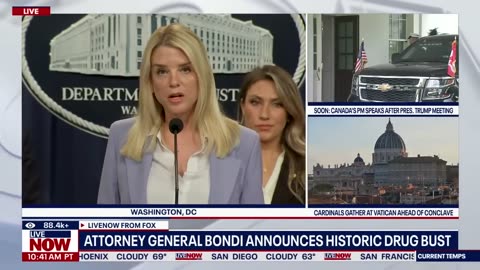 [2025-05-06] Pam Bondi announces largest fentanyl bust in USA history