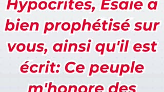 « Des lèvres proches, mais un cœur éloigné » Marc 7:6.#shortvideo #youtubeshorts #ytshorts #reels