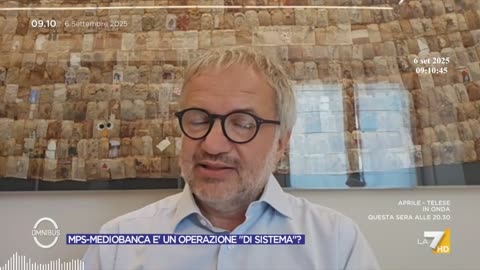 Claudio Borghi Aquilini Tassa sulle banche - Il ritorno del MES - MPS Mediobanca 06-09-2025