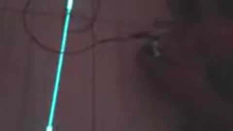 Electroluminescent wire powered by microwave motor #AeroArduino