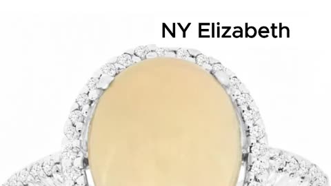 ROYAL OPAL & DIAMOND HALO RING