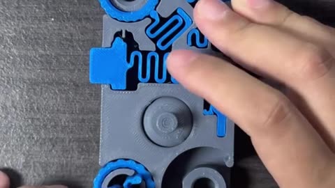 3D printid 7 in fidget toy