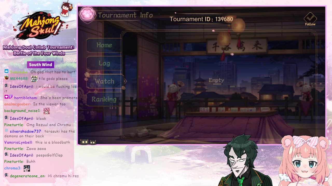 Mahjong Soul Tournament： South Wind ｜ with @rezuul