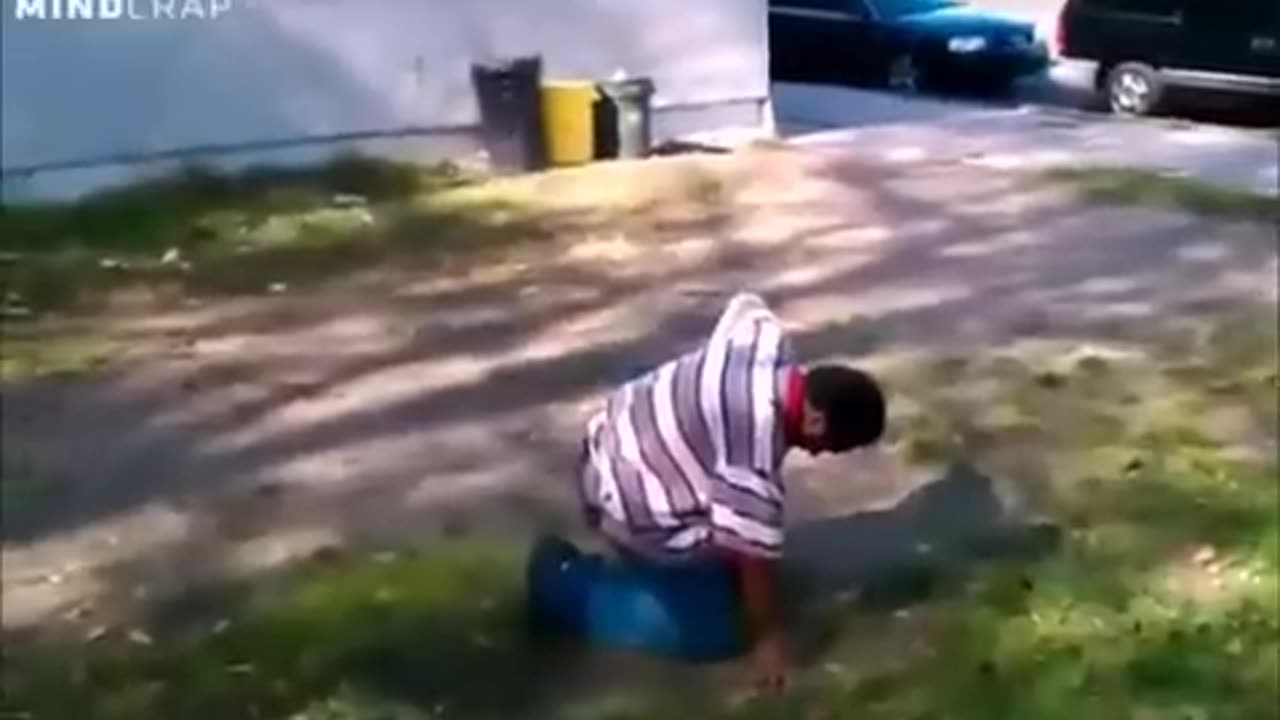 Crack Head does backflip off 2 story building for $1