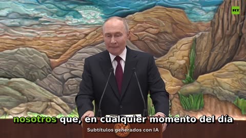 Putin: Rusia está dispuesta a iniciar las negociaciones en cualquier momento