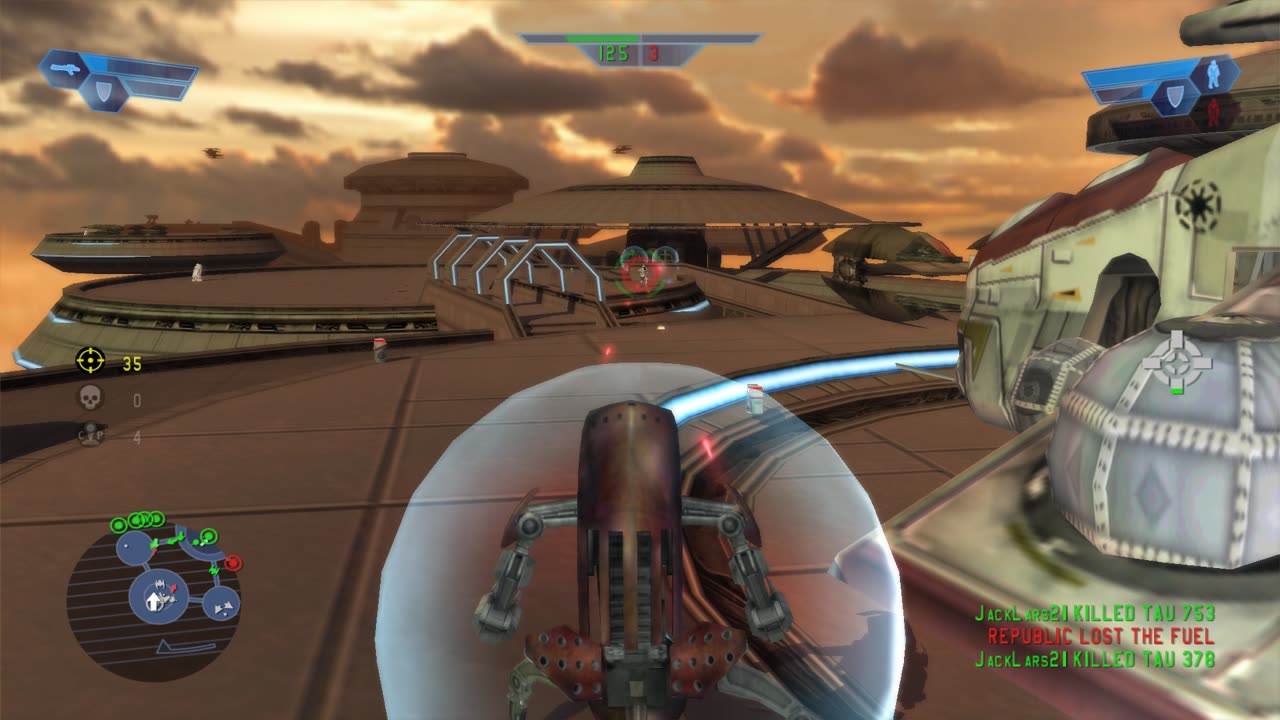 Star Wars Battlefront 2004: Instant Action Bespin: Platform CIS Gameplay