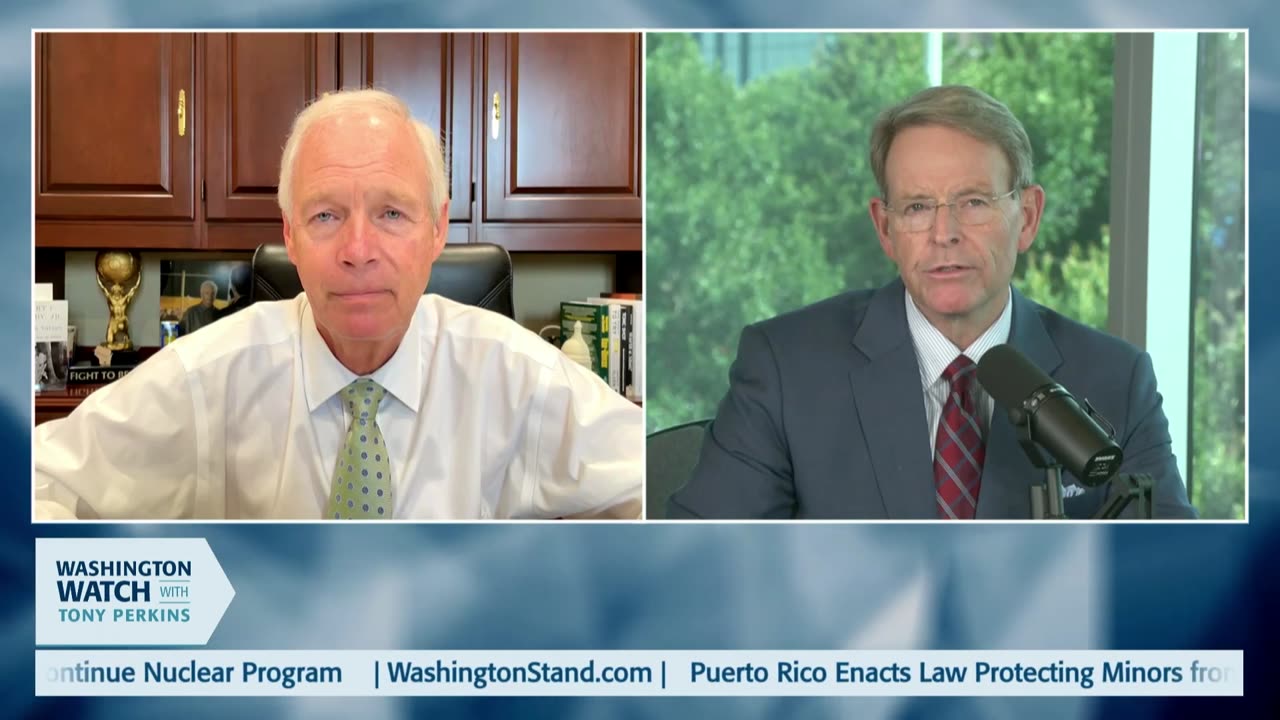 Senator Ron Johnson on Washington Watch 7.24.25