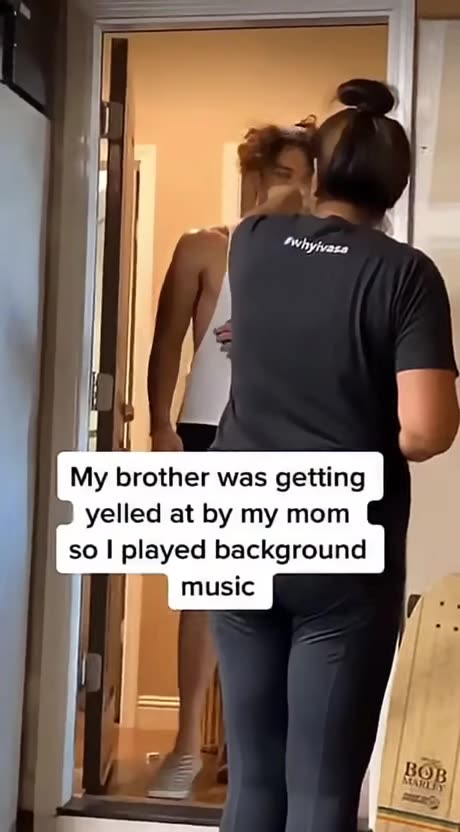 Mom Scolds While Brother Plays Music