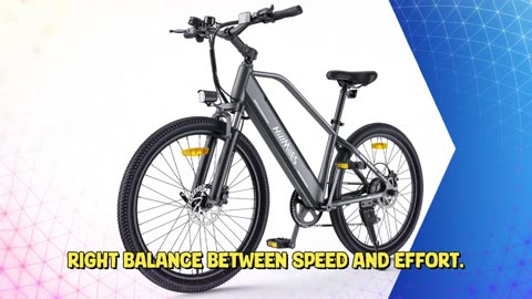 HillMiles MileTrail 1 Electric Bike 200W 36V 13AH Battery 26-Inch Mountain Electric Bike