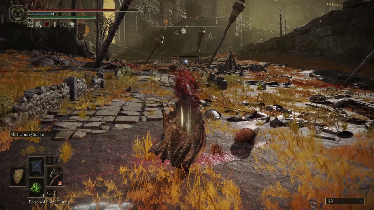 Elden Ring PC | Margit encounter & defeat on the road in Capital Outskirts