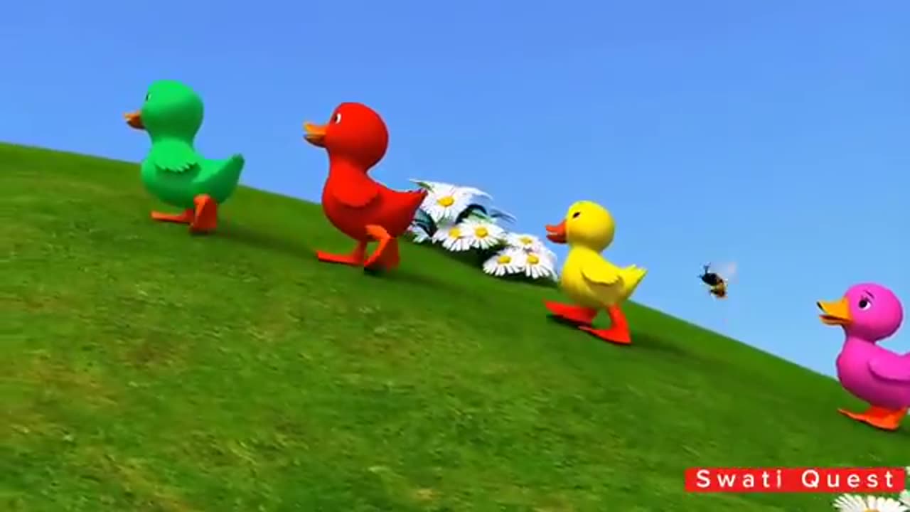 5 Little Kittens,' and '5 Little Chicks' in exciting 3D animation! Perfect for
