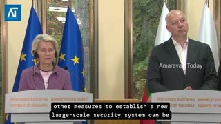 Ursula von der Leyen & Bulgarian PM Rossen Jeliazkov Press Meet | Europe Politics | Amaravati Today