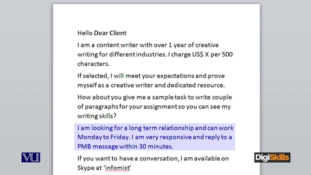 Topic 117_ Sample C _ Hisham Sarwar _ Digi Skills _ Sociolance _ Freelancing