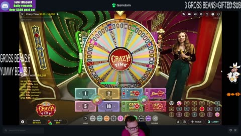 BEAN BOOZLED LIVE CASINO GAME CHALLENGE!
