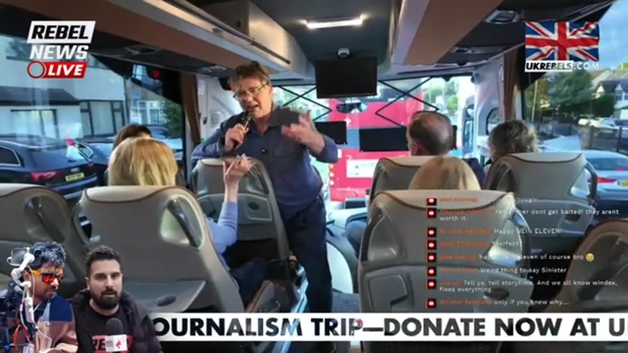 🔴 LIVE FROM THE FREE SPEECH TOUR BUS IN LONDON