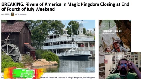 Rivers Of America closing Down After 4ht Of July Weekend