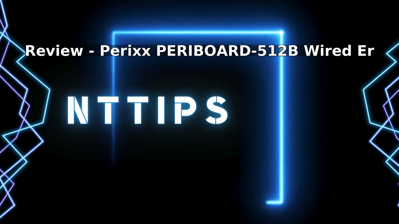 Perixx PERIBOARD-512B Wired Ergonomic Keyboard - Split Keyboard, Wrist Rest, Nat
