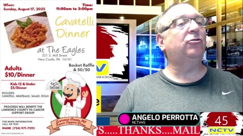 NCTV45 NEWSWATCH MORNING WED MAY 14 2025 WITH ANGELO PERROTTA