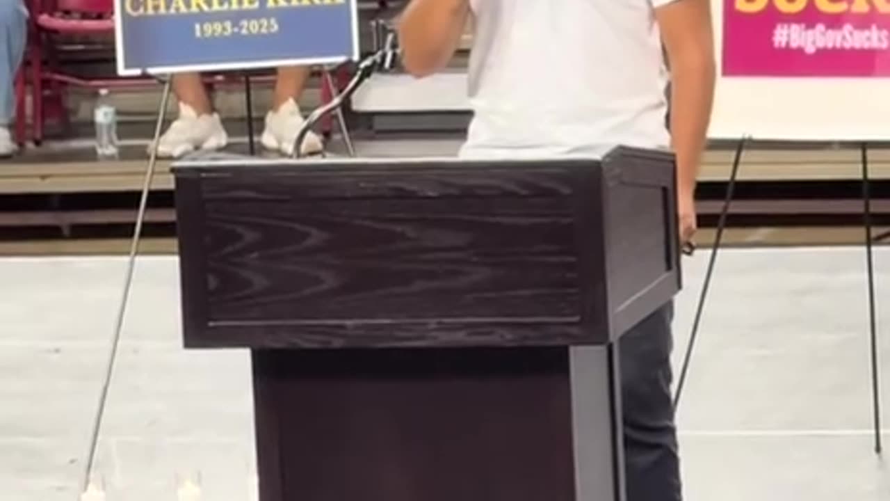 Jack Posobiec Speaks at Charlie Kirk Memorial at ASU