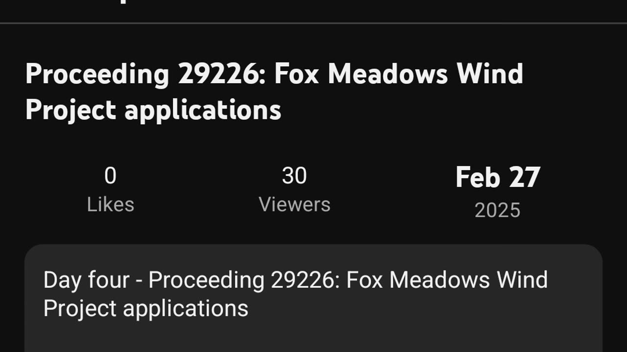 AUC Proceeding #29226 Fox Meadows Wind Day 4 part 4