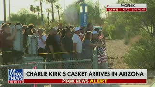 🚨 HOLY CRAP! HUNDREDS of supporters and an entire MOTORCADE are waiting to escort Charlie Kirk