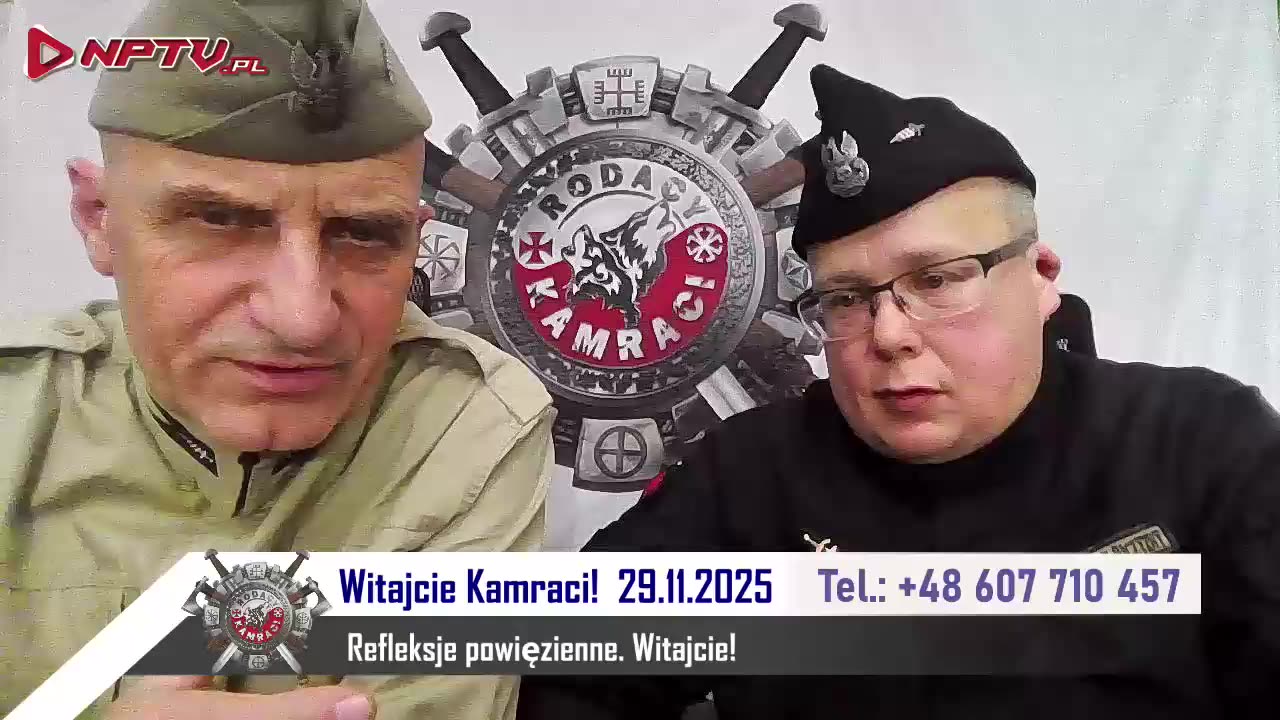 Witajcie! Refleksje powięzienne. Sob. 29.11.2025r. W. Olszański, M. Osadowski Rodacy Kamraci