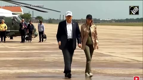 Trump departs from Texas after visiting flood affected area and meeting with emergency responders