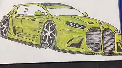 Racer Car 🚗 drawing ⚡#trending #car #rumble#drawing #cars💕