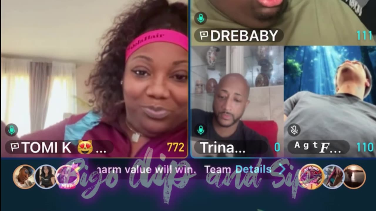 Team PK Supa DreBaby Flocko ft TomiKay vs TrinaB 4/8/25 #bigoclipandsip