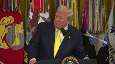 Trump honors Purple Heart recipients at the White House - August 7, 2025