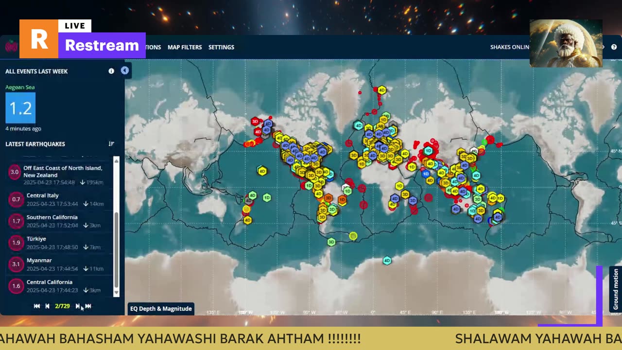 Prophecy Watch: EarthQuakes Update #EndTimeSigns