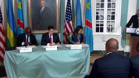 Rwanda, Congo sign peace deal in Washington