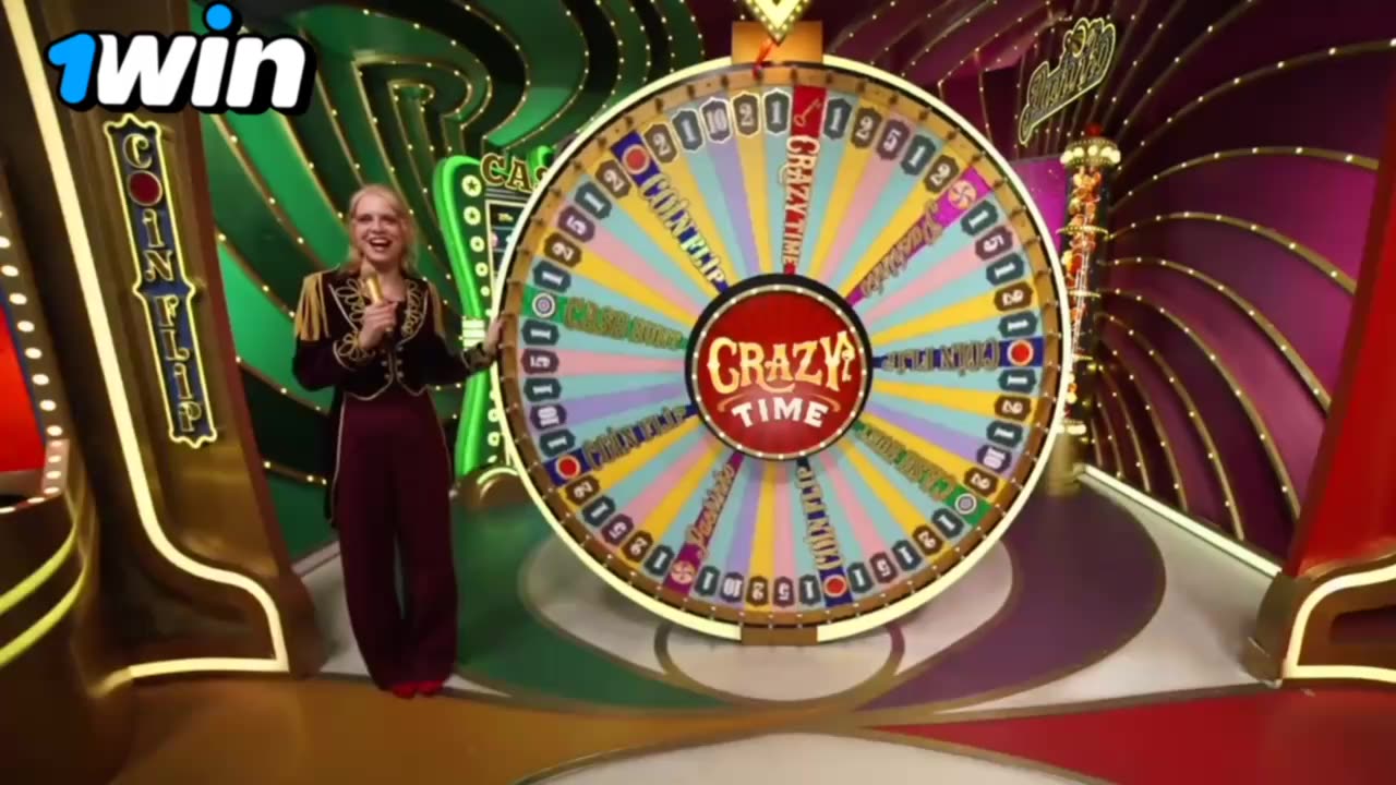 Crazy Time 5000X Cash Hunt Big win in 1Win