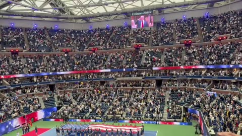 TRUMP was NOT Booed at the US Open. On the contrary.