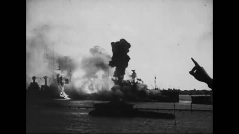 USS Arizona Explosion