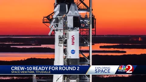 NASA says it's ready launch Crew-10 from Florida Space Coast on Friday night