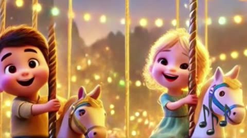 Ride the Star Carousel to Dreamland | Gentle Lullaby for Kids